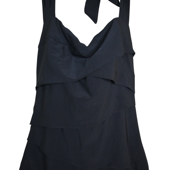 WHBM Women's 2 Elegant Black Halter Lined Dress - Picture 5 of 11